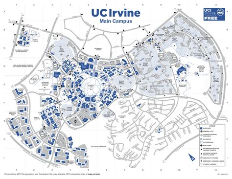 University of California Irvine Campus Map (2024) - All Maps