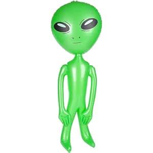 Buy Rhode Island Novelty Large Green Alien Design Inflatable Pool Beach ...