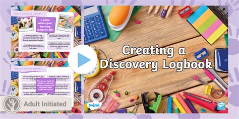 Creating a Discovery Logbook - Children's Information Powerpoint