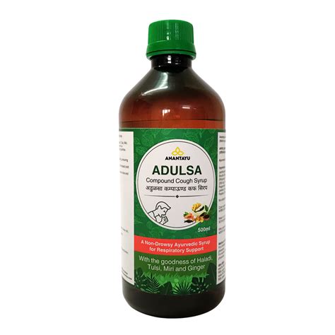 Anantayu Adulsa Compound Ayurvedic Cough Syrup