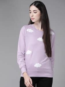 THE DRY STATE Full Sleeve Applique Women Sweatshirt - Buy THE DRY STATE ...