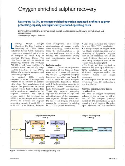 Image result for Claus process Applications