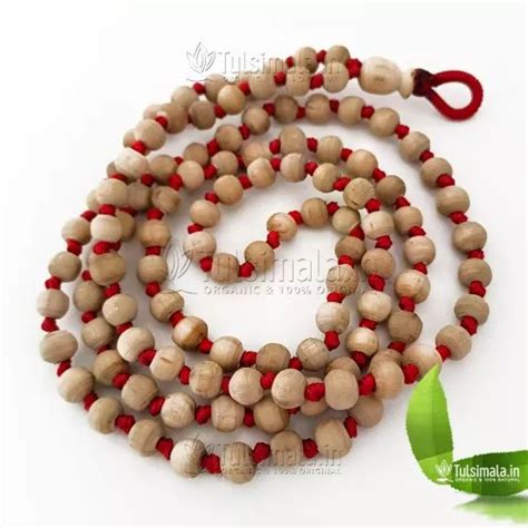KRISHNA TULSI 108+1 Beads Japa Mala 8mm Round Beads - Tulsi Mala