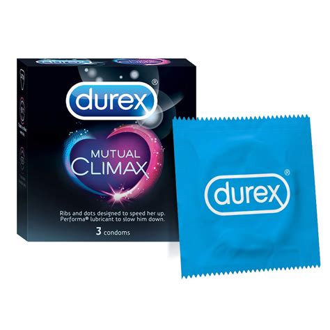Buy Durex Mutual Climax Condoms for Men & Women - 3 Count |Extra Dotted ...