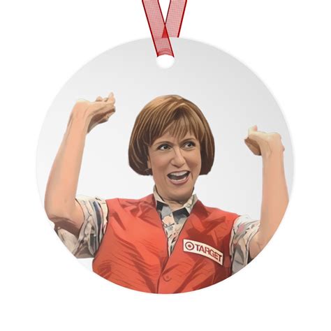Metal Ornament, Target Lady Ornament, SNL, Kristin Wiig, Cosplay, Appr ...