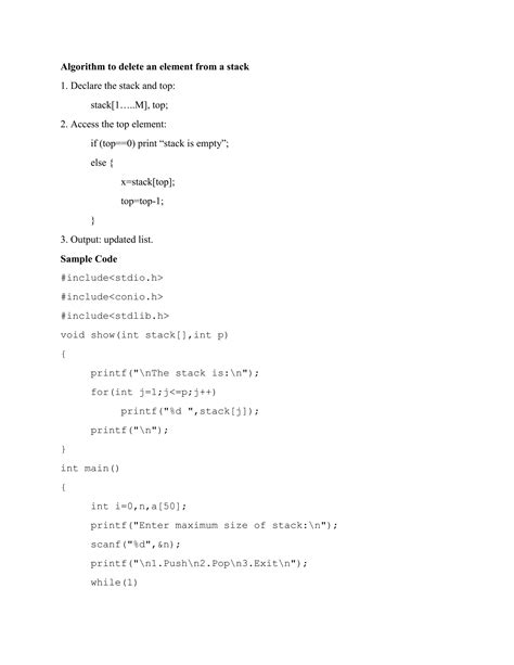 Image result for Push and Pop Stack