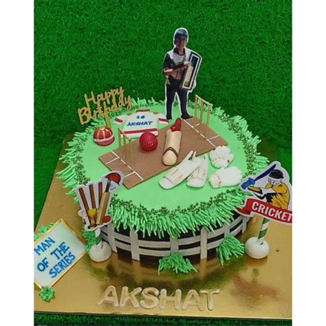 Cricket Theme Cake Delivery In Delhi And Noida