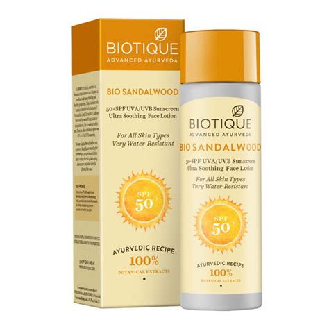 Foxy.in : Buy Biotique Bio Sandalwood Ultra Soothing Face Lotion 50 ...