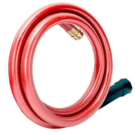 Buy Solution4Patio Homes Garden 3/4 in. x 4 ft. Short Garden Hose Red ...