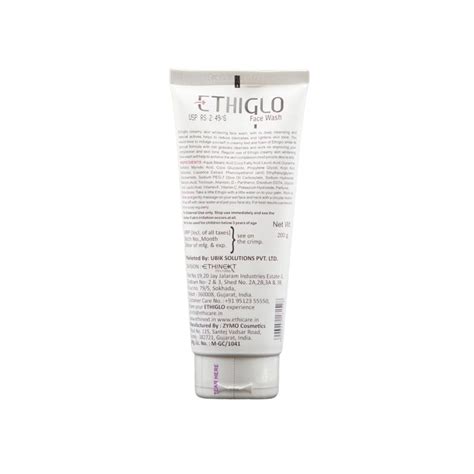 Ethiglo Skin Whitening Face Wash 200g - Cureka