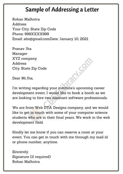 Sample announcement letters – Artofit