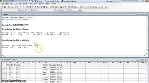 Minitab Basic Tutorial 的图像结果