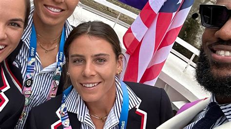 USA tennis star Emma Navarro recreates iconic LeBron James meme with NBA icon during Paris ...