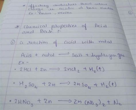 activity of reaction of metal with acid - Brainly.in