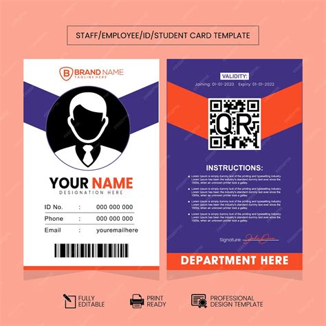 Image result for ID Card Simple