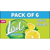 Buy Liril Lemon & Tea Tree Soap, Maintains Oil Balance For Fresh And ...