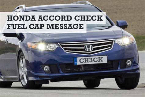 Honda Check Fuel Cap Message 的图像结果