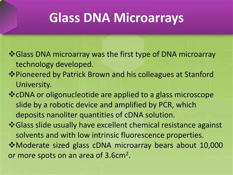 DNA Microarray 的图像结果