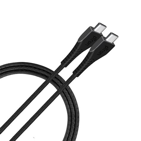 pTron Solero T351 3.5Amps Fast Charging Type-C to Type-C PD Data & Cha ...