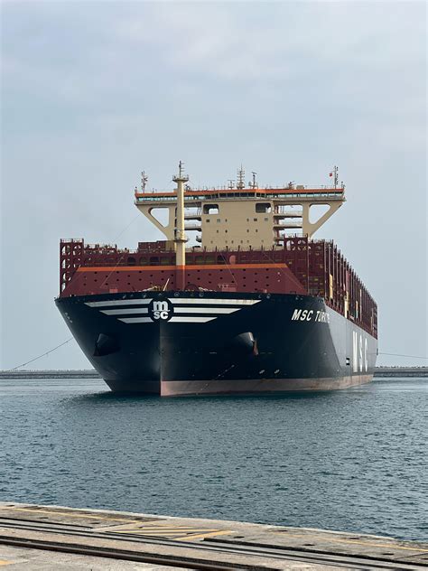 MSC Turkiye makes historic berth at Vizhinjam Port, marking milestone ...