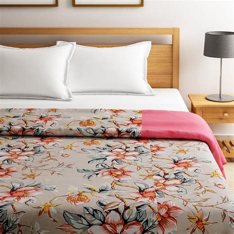 Buy SWAYAM Shades of Paradise Cotton Printed Double Comforter from ...