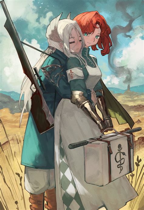 sentinel and marsha (reverse:1999) drawn by trustyskittles | Danbooru