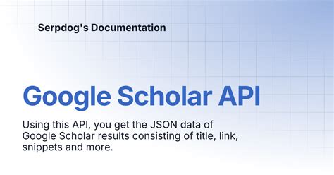 Image result for Google Scholar API Python