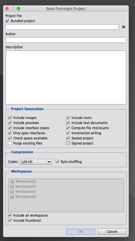PixInsight Projects 的图像结果
