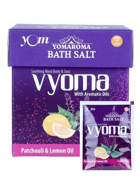 YOMAROMA Vyoma Bath Salt With Aromatic Oils (Pouch Box 10) - 5 Gms ...
