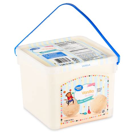 Great Value Vanilla Ice Cream, Gallon, 44% OFF