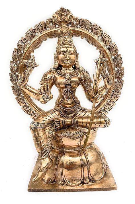 Buy South Indian Arts Bronze Rajarajeshwari Idol Tripura Sundari Lalita ...