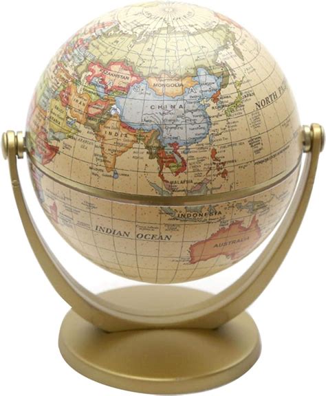 Buy Mini World Globe Desktop Globe Rotating World Map Globe for ...