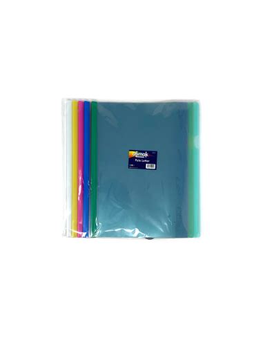 CARPETA PLASTICA CON VARILLA OFIMAK TAMAÑO CARTA SURTIDO