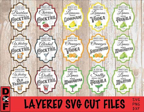 Buy When Life Gives You Lemons SVG Cut File Bundle, Lemonade Label ...