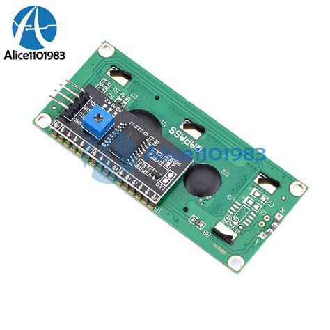 Blue/Yellow IIC/I2C/TWI/SP I Interface1602 2004 | Ubuy India