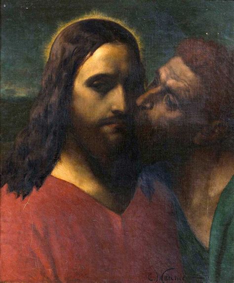Constantin Meunier, The Kiss of Judas c. 1860s. The Royal Collection ...