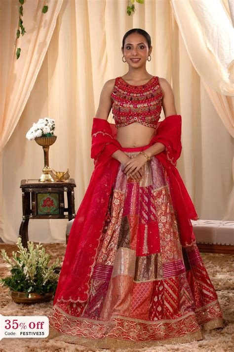 Fully Stitched Lehenga Cholis for Women | Rich Designs – Chinaya Banaras