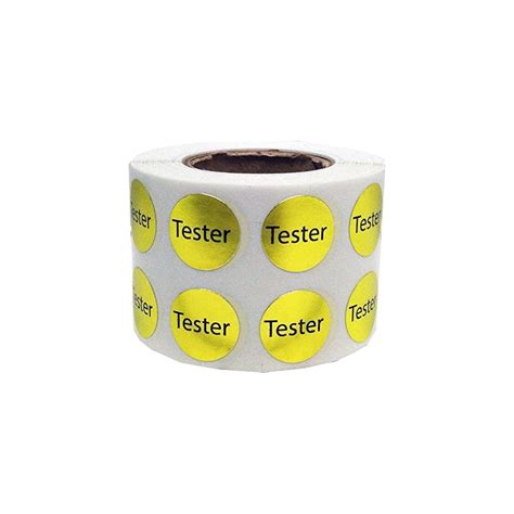 Buy Cosmetic Tester Labels Metallic Gold 1/2 Inch Round Circle Dots ...