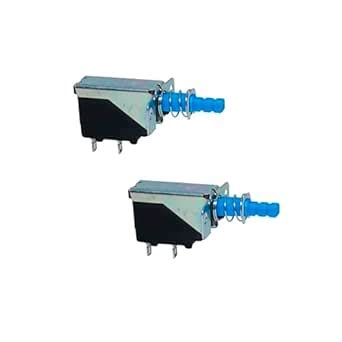 Ovicart 2Pcs Hi Quality 5A/40A 250V AC SPST 2 Pins Push Button Power ...