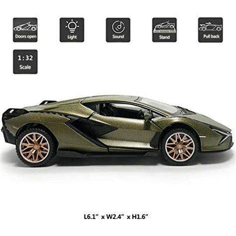 Die-Cast Metal Car Pull Back With Openable Doors & Light, Music | LOVB ...