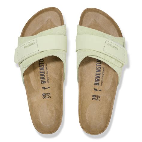 Oita Suede Leather Faded Lime | BIRKENSTOCK
