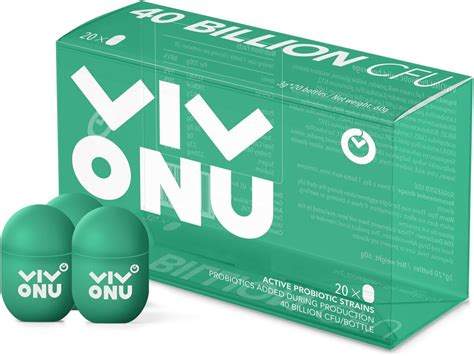 20 Bottles*0.7Oz Probiotics 40 Billion Cfu, Little Green Bottle Probio