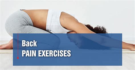 Back Pain Exercises