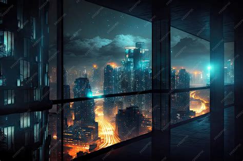 High-Rise Buildings Night. View 的图像结果