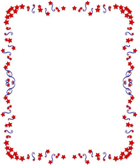 Free 4th Of July Borders - Border Frames - Graphics - Clipart