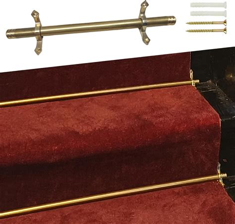 Antique Brass Stair Runner Rods with Screws, Gold Elegant Stair Rods ...