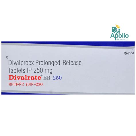 Divalrate ER 250 Tablet | Uses, Side Effects, Price | Apollo Pharmacy