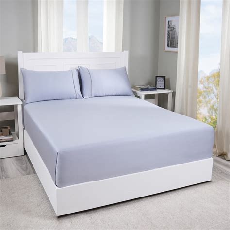 Buy MASPAR Colorart Viola Cotton 300TC 3Pcs Super King Bedsheet Set ...