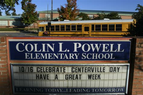 PHOTOS: Centreville’s Colin L. Powell Elementary School marks death of ...