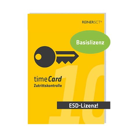 timeCard 10 Basisversion Zutrittskontrolle ESD – Schmer.Tech